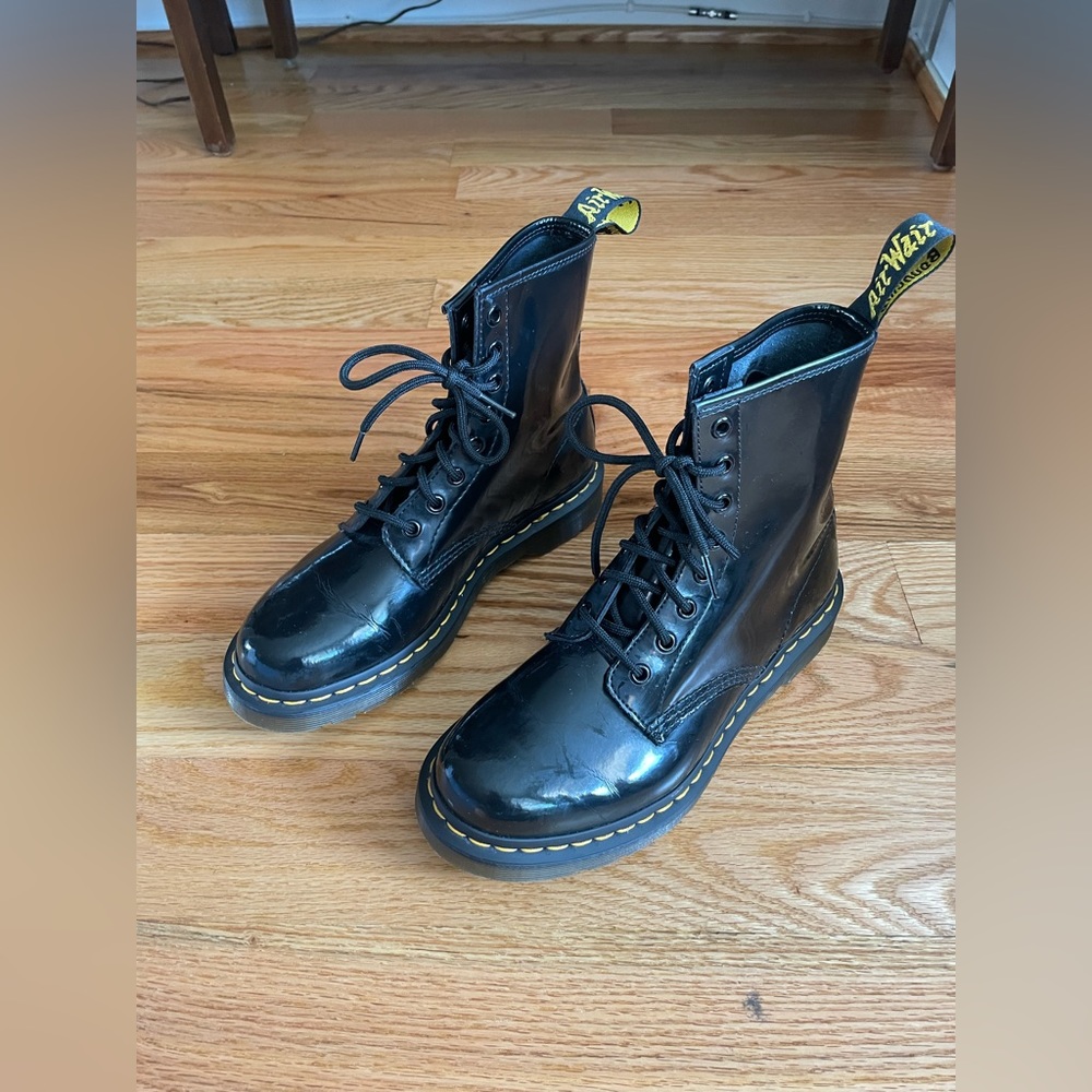 Dr. Martens 1460w Black Combat Boots